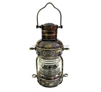 Lanterne marine en laiton de qualité supérieure, style ancien, lanterne nautique, lumière suspendue marine, accent décoratif maritime pour la maison