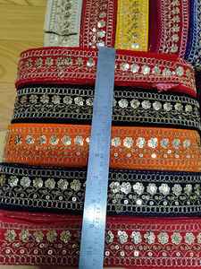 La dentelle brodée élégante sublimateur de l'apparence des robes, des kurtis et des tenues traditionnelles. - Product Image 3