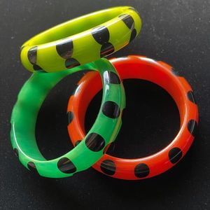 Newly Best High Quality Handmade <b>Resin</b> <b>Crafts</b> Bangles Design Trending Carved Stylish Bangle Gift Wedding for Women - Product Image 4