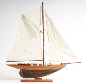 Modelo de velero pequeño Pen Duick hecho a mano, decoración náutica para hotel, oficina, hogar y regalo - Contacto para venta al por mayor - Product Image 4