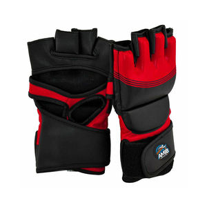 Guantes de Boxeo MMA de Cuero Grueso, Diseño Nuevo, Último Modelo, Medios Dedos, Equipo de Entrenamiento Profesional, Absorción de Humedad, Cierre de Gancho y Bucle - Product Image 5
