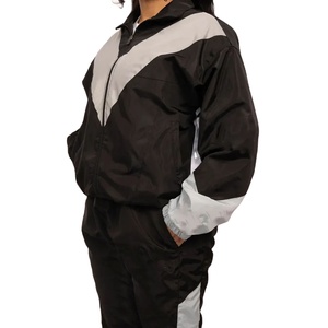 Veste de survêtement sportive color block pour femme, manches longues, col montant, fermeture éclair sur le devant, coupe ample, toutes saisons, respirante, en polyester - Product Image 3