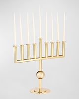 Nouveau Chandelier banane doré à neuf branches pour Hanouka, Décoration de table pour la fête juive, Cadeau, Centre de table moderne, Qualité supérieure