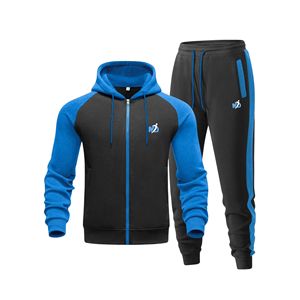 ชุดวอร์มผู้ชายแบบมีฮู้ดทรงปกติ ผ้าฝ้าย 100% ระบายอากาศได้ดี คุณภาพสูง ดีไซน์ทันสมัย สไตล์ลำลองสำหรับฤดูหนาว - Product Image 2