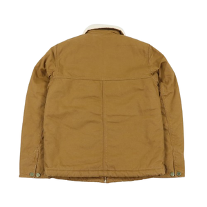 Heavy Duty Men's <b>Canvas</b> <b>Jacket</b> With Sherpa Fleece Collar Winter Warm Fleece Lined Workwear <b>Jacket</b> - Product Image 2