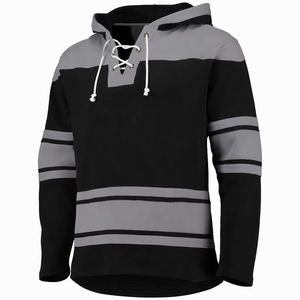 Sudadera con Capucha de Hockey sobre Hielo para Hombre, Personalizada con Logotipo Impreso en la Parte Delantera, de Alta Calidad, con Cordones, Impresión por Transferencia de Calor, Poliéster/Algodón, para Otoño - Product Image 2