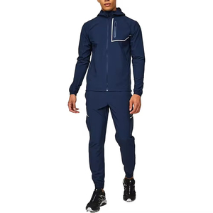 Chaqueta cortavientos deportiva para hombre, estilo streetwear, gruesa, 100% nailon, último diseño, conjunto de 2 piezas. - Product Image 1