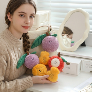 Aika – Nouveaux jouets en peluche personnalisés et créatifs, écologiques, en coton PP, en forme de plantes mignonnes, breloques de sac pour filles, cadeau - Product Image 1