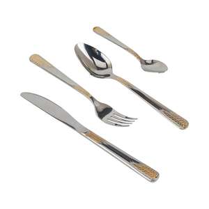 Ensemble de couverts en acier inoxydable de qualité professionnelle |   Cuillère, fourchette et couteau durables pour les services de restauration à grande échelle - Product Image 5