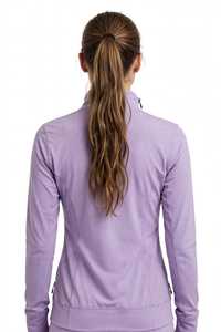 เสื้อแจ็คเก็ตผู้หญิง ONETEN APPAREL สีม่วงไลแลค คอตั้ง ซิปหน้า แขนยาว ระบายอากาศได้ดี ยืดหยุ่น เหมาะสำหรับโยคะและออกกำลังกาย - Product Image 5