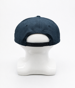 Blue Denim Baseball Cap with Embroidery Logo Front Panel Adjustable Metal Buckle Strap Unisex Adult Casual Fashion Sports Cap - Product Image 1