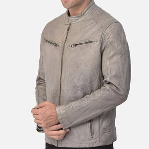 Veste en cuir de qualité supérieure pour homme 2026, couleur personnalisée, 100 % cuir, disponible en taille adulte - Product Image 3