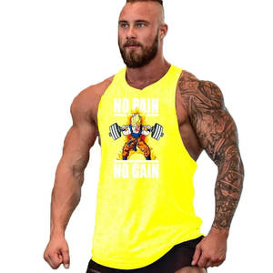 Débardeurs de sport en coton de haute qualité pour hommes, style hip-hop, sans manches, pour musculation, fitness, séchage rapide, respirants, entraînement musculaire - Product Image 5