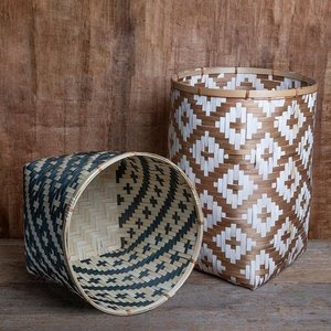Eco Friendly Bamboo <b>Storage</b> <b>Basket</b> Handwoven Decorative Organizer <b>Basket</b> for Shelves Laundry <b>Toys</b> Office OEM ODM Wholesale - Product Image 2