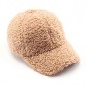 Casquette de baseball en polaire pour femme, couleur unie, chaude, pour l'automne et l'hiver, idéale pour les voyages en extérieur - Product Image 5