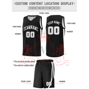 Custom <b>Athletic</b> Wear Set With Soft Fabric Reversible Basketball Uniform Quick Dry Jersey Shorts For Team Players - Product Image 4