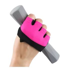 GOUNOD Four Finger Weightlifting Gloves Non Slip Gym Fitness Training Hand Protection Black Pink Blue - Product Image 3