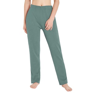 Pantalon de survêtement unisexe décontracté de haute qualité, confortable et décontracté, pour femmes, design plat à l'avant pour se prélasser - Product Image 1