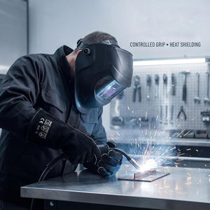 Guantes de Seguridad para Soldadura, Resistentes al Fuego, con Palma Reforzada de Cuero, Puño Largo, Protección Industrial - Product Image 5