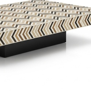 ILAHI's Bone Inlay <b>Table</b> Modern Design Agate Detailing <b>Storage</b> Portable Home Furniture - Product Image 1