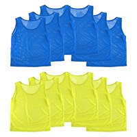 Maillots d'entraînement légers et respirants pour enfants, jeunes et adolescents – Gilets de protection pour le football et le basketball