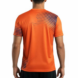 Bulk Custom Sports T Shirt Gym Running Training Tee Breathable Quick Dry Soccer Jersey Style Direct from Manufacturer - Product Image 2