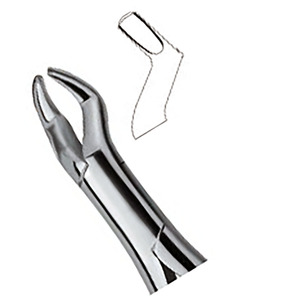 Pinza Extractora Dental de Acero Inoxidable con Empuñadura Moleteada, Instrumento Quirúrgico Clase I, Certificado CE, Color Plateado - Product Image 5