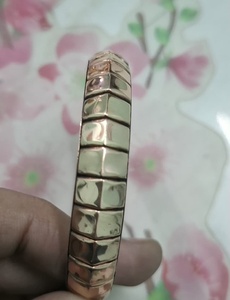 Luxurious Unisex Style High Quality <b>Copper</b> <b>Bangle</b> Bracelet Trendy Fashion Charm for Women and Men's Parties - Product Image 2