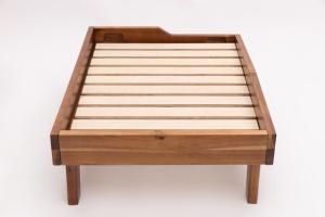 Flexible OEM Acacia <b>Wood</b> Dog & Cat <b>Bed</b> Cave | Modern Square <b>Solid</b> Design | Washable & Durable | Customize Options - Product Image 4