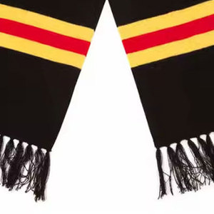 Écharpe de sport unisexe personnalisée réversible en acrylique tricoté, coupe-vent, pour supporter de football, longue écharpe d'hiver en maille pour équipe universitaire - Product Image 4