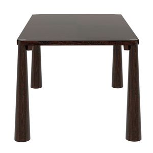 Set da Pranzo Retrò TREXM 7 Pezzi per 6 Persone, Tavolo in Legno con Sedie Imbottite, Set per Cucina e Sala da Pranzo (Es) - Product Image 5