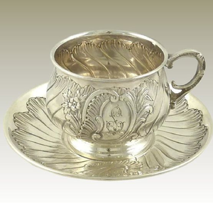 Sopera de metal pesado estilo vintage retro, botes para salsa de acero inoxidable indio con diseño de plantas para cocina doméstica, venta al por mayor - Product Image 6