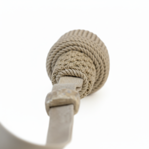 Cinta Trenzada de Mylar Blanco y Cuero con Nudo de Espada para Fabricantes OEM, Accesorio de Uniforme para Equipo de Defensa Personal - Product Image 2