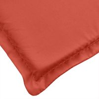 6pcs coussins de chaise à dossier bas rouge mélangé 39.4 "x 19.7" x 1.6 "oreillers de siège en tissu