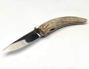 Cuchillo utilitario Drop Point con hoja de acero y mango de madera, cuchillo de supervivencia para exteriores, 0.5 mm de grosor, 6.7 pulgadas de longitud total - Product Image 2