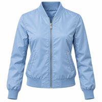Blouson bomber pour femme, haute qualité, imperméable, grande taille, nouveau design, coupe courte, blousons bomber de sport personnalisés