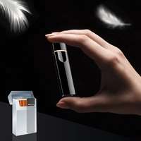 Briquet électronique fin à empreinte digitale Dericsson, recharge USB, nouvelle collection, style classique, respectueux de l'environnement