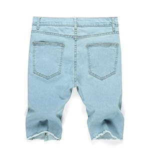 Shorts en jean pour hommes à séchage rapide, service OEM personnalisé, usage régulier, prix raisonnable, fabriqués au Pakistan - Product Image 2