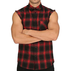 เสื้อยืดแขนกุดผ้าแฟลนเนลสีพื้นสำหรับผู้ชาย สไตล์สตรีท ทรงปกติ ติดกระดุม ดีไซน์ทันสมัย สวมใส่สบาย ระบายอากาศได้ดี แห้งเร็ว เหมาะสำหรับฤดูใบไม้ผลิ - Product Image 5