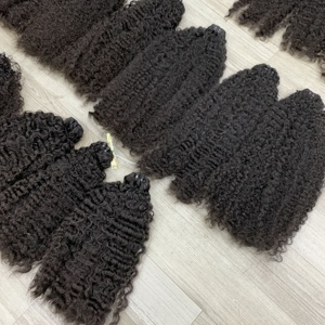 Vente en gros d'extensions de trame birmanes bouclées à double étirage cheveux humains à cuticules alignées Vietnam - Product Image 6