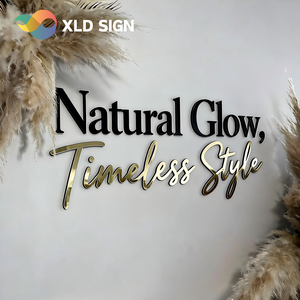 패션 디자인 금속 실내 사무실 사인 리셉션 로고 사인 금속 사인 편지 사무실 간판 - Product Image 2