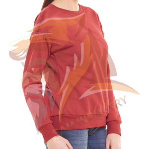 Sweat-shirts surdimensionnés en molleton de coton respirant avec logo imprimé personnalisé, best-sellers, sweat-shirts surdimensionnés pour femmes - Product Image 4