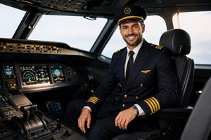 Uniformes de pilote de ligne personnalisés OEM ODM |   Ensemble complet sur mesure de qualité supérieure pour hommes à manches longues |   Fabricant 2026 |   Tous les uniformes des compagnies aériennes - Product Image 6