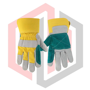 Guantes de Trabajo Reforzados, Resistentes a Desgarros, Transpirables, Antiestáticos, Sin Silicona, Sin Polvo, Resistentes al Fuego, Anticorte, de Cuero, 26 cm - Product Image 2