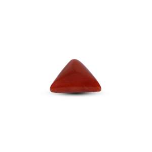 5.95 Carat Handcrafted Red Coral Oval Cabochon Loose Gemstone for Fine Jewelry - Product Image 3