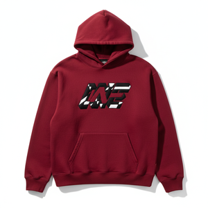 OEM Manufacturer Custom Puff Print Hoodie 500GSM Heavyweight Unisex Oversized Boxy Fit Logo Thick Fleece Pullover Sweatshirt - Product Image 1