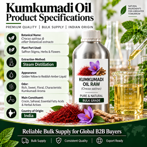 Aceite Facial Herbal Ayurvédico Kumkumadi Premium, Fabricante, Proveedor, Mayorista, Distribuidor, Exportador, India - Product Image 2