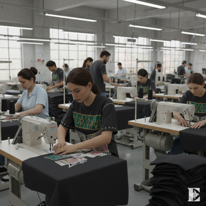 T-shirt en coton surdimensionné pour homme avec logo personnalisé du fabricant, imprimé DTG, col rond, manches régulières, t-shirts pour homme - Product Image 5