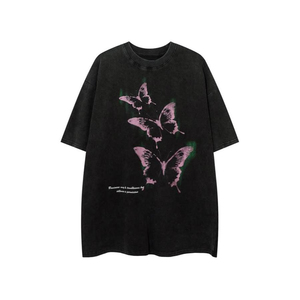 เสื้อยืดโอเวอร์ไซส์ พิมพ์ลายตามสั่ง ไซส์พลัส ระบายอากาศได้ดี เสื้อยืดผู้ชาย ผ้าฝ้าย 100% เนื้อผ้าหนา บริการ OEM ขายส่ง DTF DTG - Product Image 1