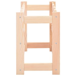 Porte-bouteilles en pin pour 12 bouteilles - Solution de rangement élégante et pratique - Product Image 3